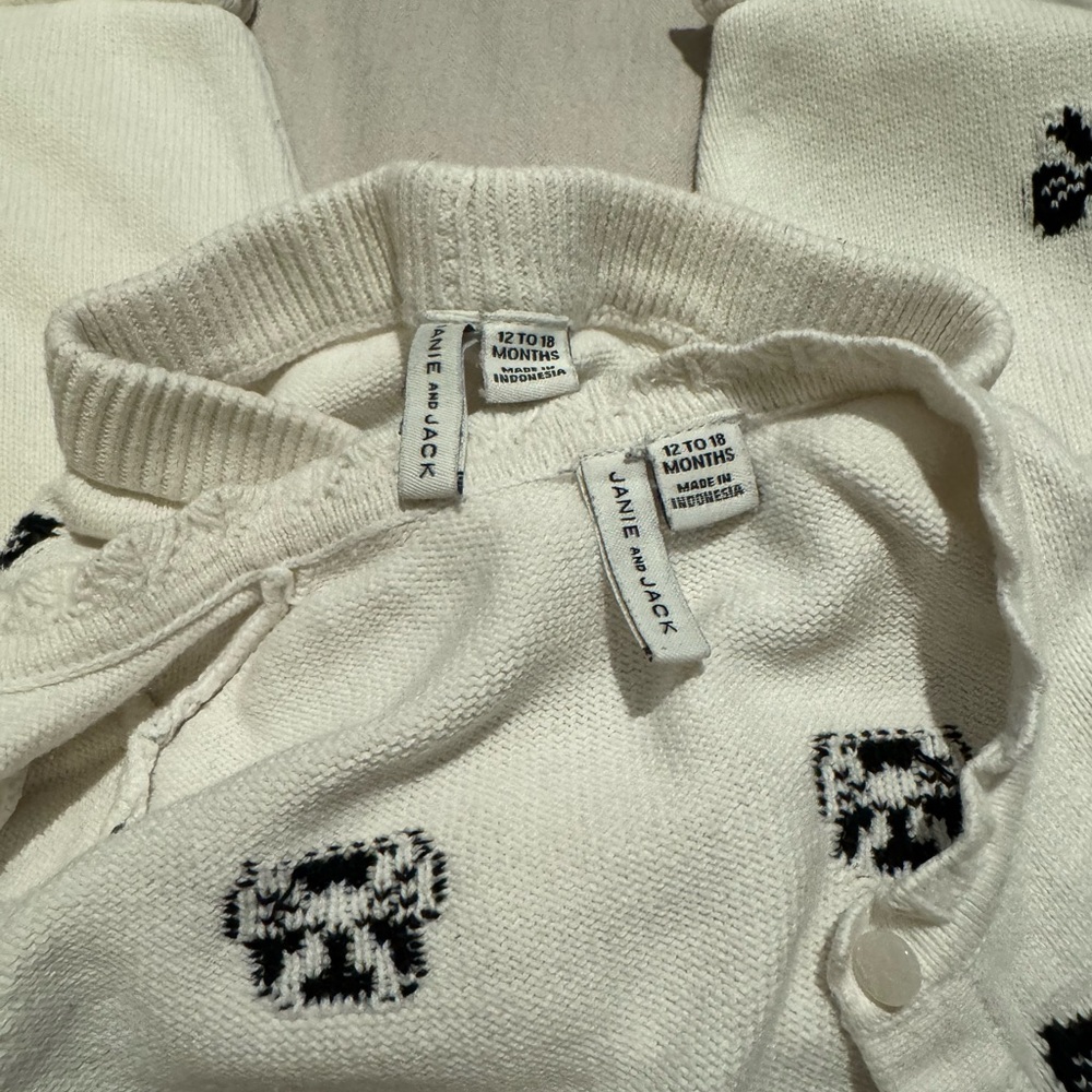 white with black in good condition